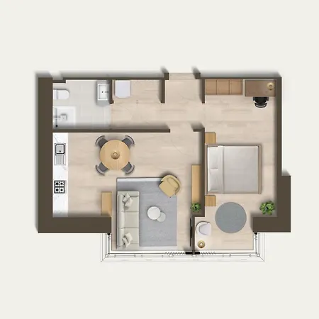 아파트 De Plesman Residences *